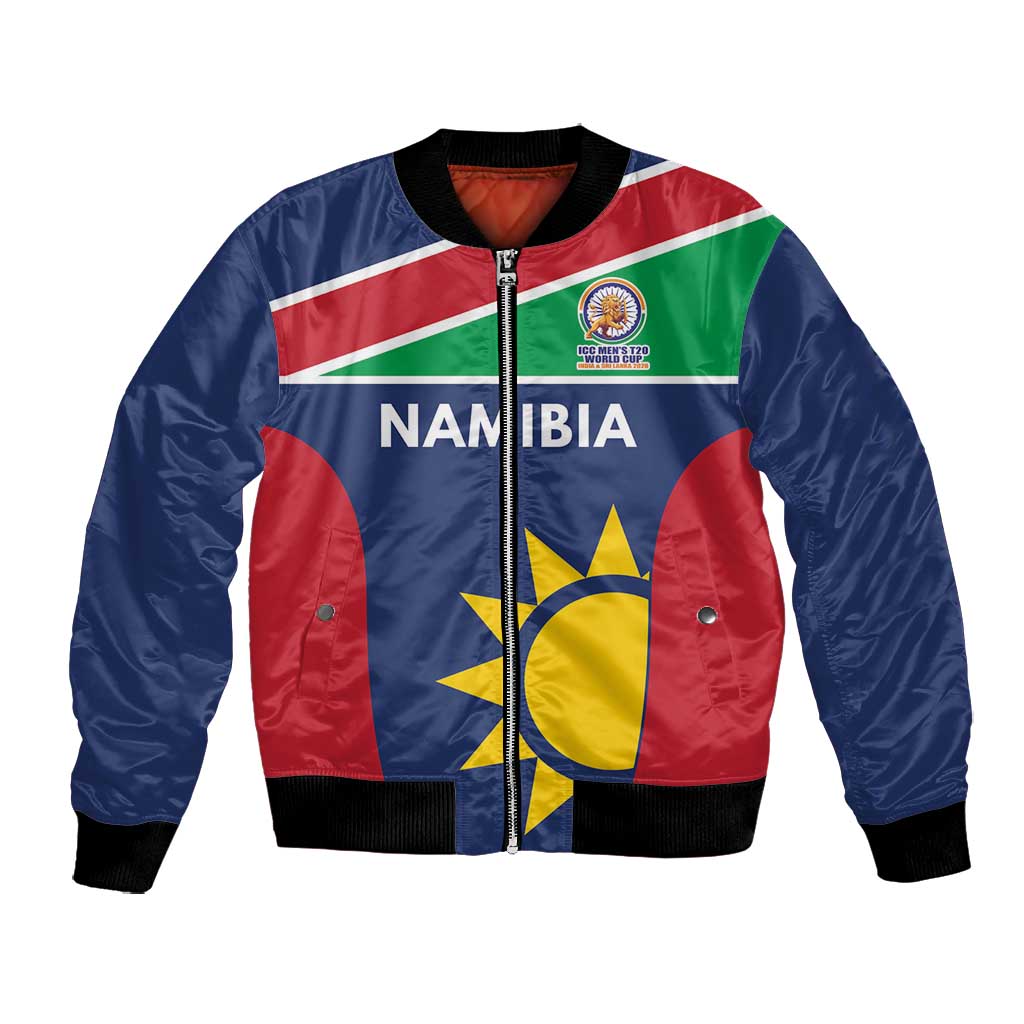 Custom Namibia Cricket Spirit 2026 Bomber Jacket World T20 Edition - African Pride