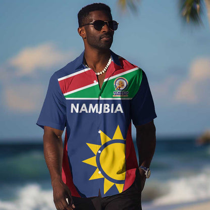 Custom Namibia Cricket Spirit 2026 Hawaiian Shirt World T20 Edition - African Pride