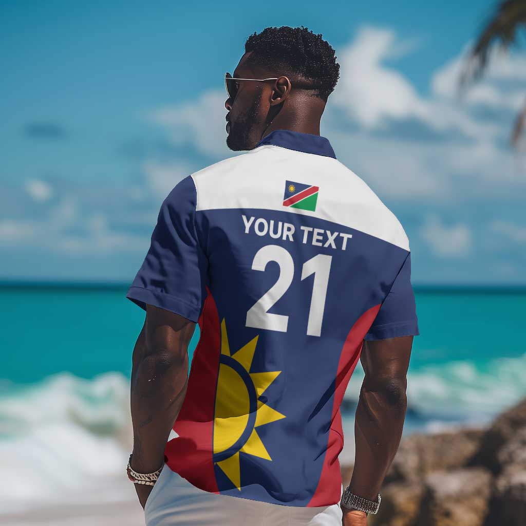 Custom Namibia Cricket Spirit 2026 Hawaiian Shirt World T20 Edition - African Pride