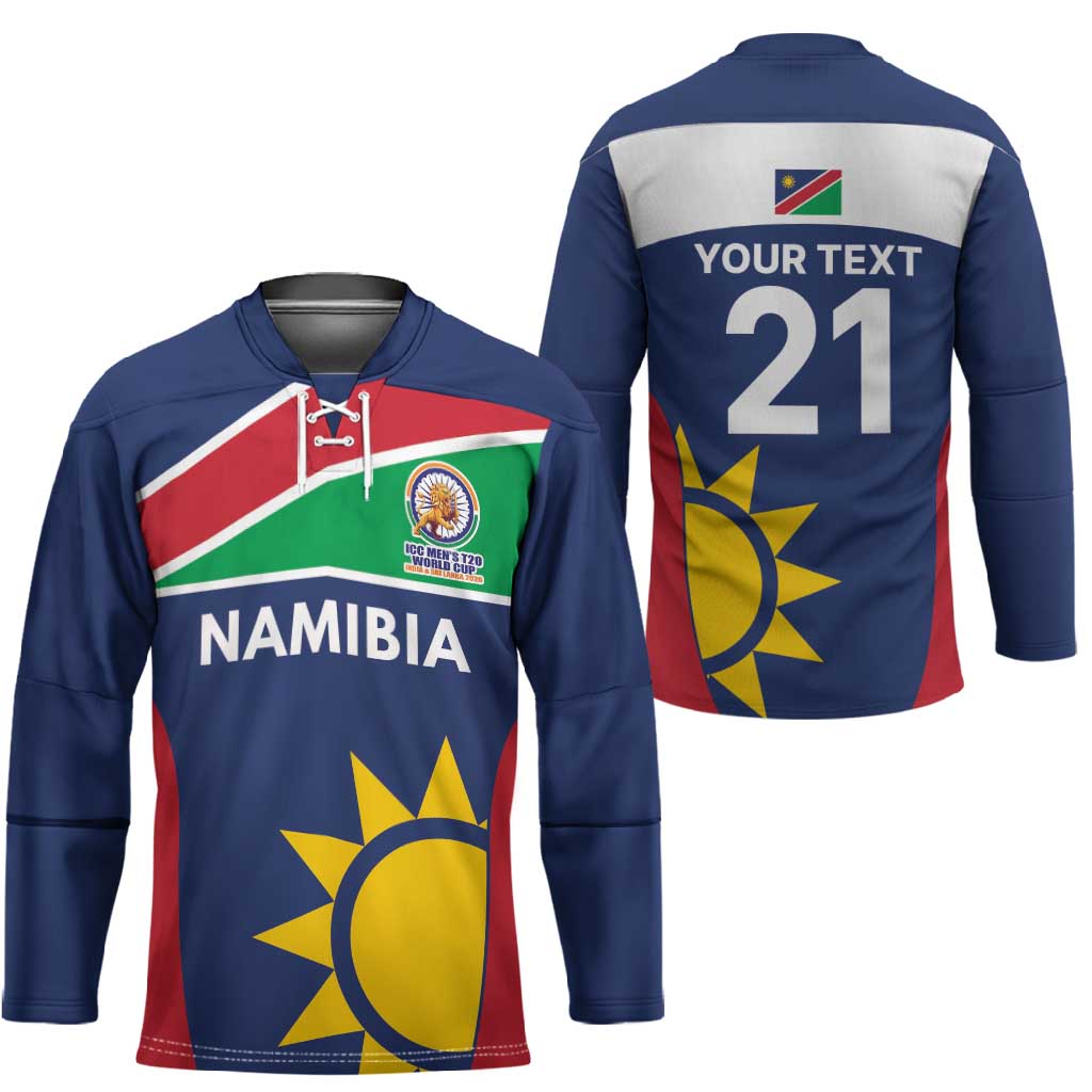 Custom Namibia Cricket Spirit 2026 Hockey Jersey World T20 Edition