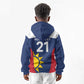 Custom Namibia Cricket Spirit 2026 Kid Hoodie World T20 Edition - African Pride