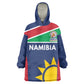 Custom Namibia Cricket Spirit 2026 Kid Wearable Blanket Hoodie World T20 Edition - African Pride