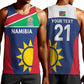 Custom Namibia Cricket Spirit 2026 Men Tank Top World T20 Edition - African Pride