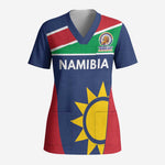 Custom Namibia Cricket Spirit 2026 Scrub Top World T20 Edition - African Pride