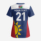 Custom Namibia Cricket Spirit 2026 Scrub Top World T20 Edition - African Pride