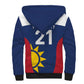 Custom Namibia Cricket Spirit 2026 Sherpa Hoodie World T20 Edition - African Pride