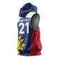 Custom Namibia Cricket Spirit 2026 Sleeveless Hoodie World T20 Edition - African Pride