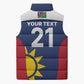 Custom Namibia Cricket Spirit 2026 Sleeveless Puffer Jacket World T20 Edition