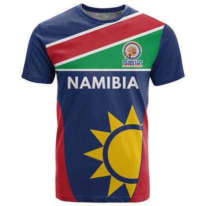 Custom Namibia Cricket Spirit 2026 T shirt World T20 Edition - African Pride
