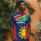 Custom Namibia Cricket Spirit 2026 T shirt World T20 Edition - African Pride