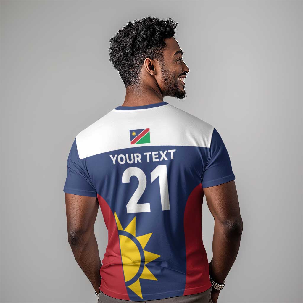 Custom Namibia Cricket Spirit 2026 T shirt World T20 Edition - African Pride