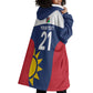 Custom Namibia Cricket Spirit 2026 Wearable Blanket Hoodie World T20 Edition - African Pride