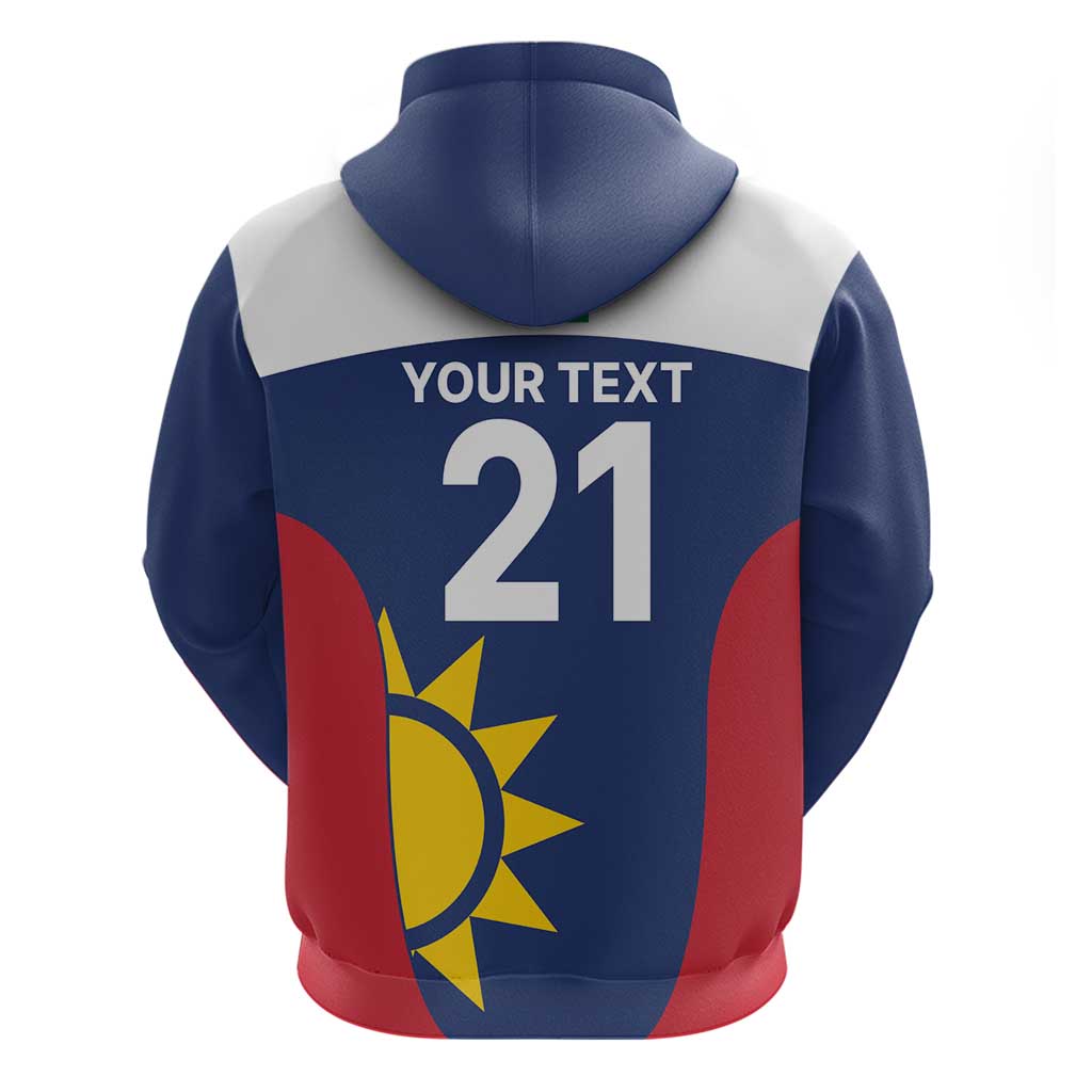 Custom Namibia Cricket Spirit 2026 Zip Hoodie World T20 Edition - African Pride