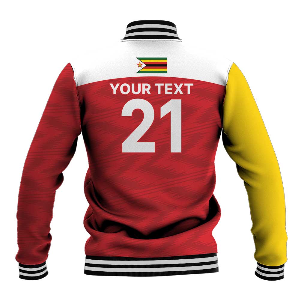 Custom Zimbabwe Cricket Spirit 2026 Baseball Jacket World T20 Edition - African Pride