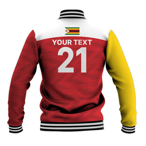 Custom Zimbabwe Cricket Spirit 2026 Baseball Jacket World T20 Edition - African Pride