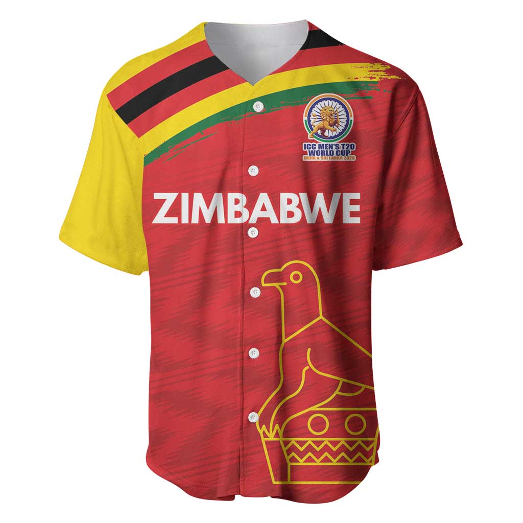 Custom Zimbabwe Cricket Spirit 2026 Baseball Jersey World T20 Edition - African Pride
