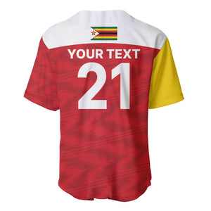 Custom Zimbabwe Cricket Spirit 2026 Baseball Jersey World T20 Edition - African Pride