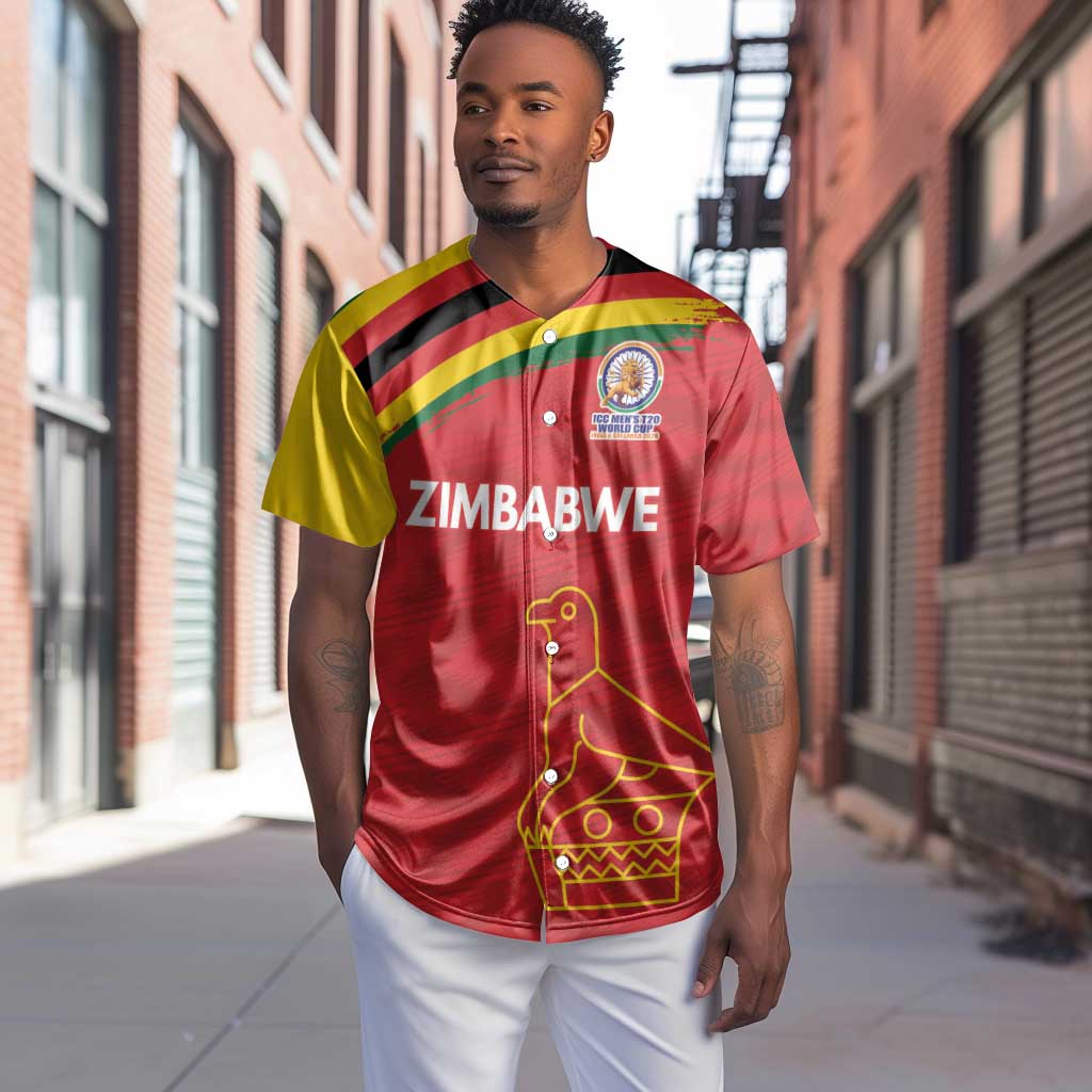 Custom Zimbabwe Cricket Spirit 2026 Baseball Jersey World T20 Edition - African Pride