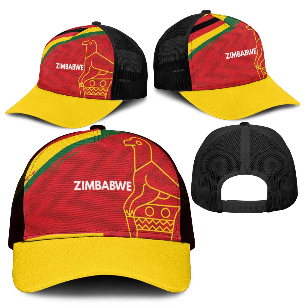 Zimbabwe Cricket Spirit 2026 Baseball Net Cap World T20 Edition - African Pride