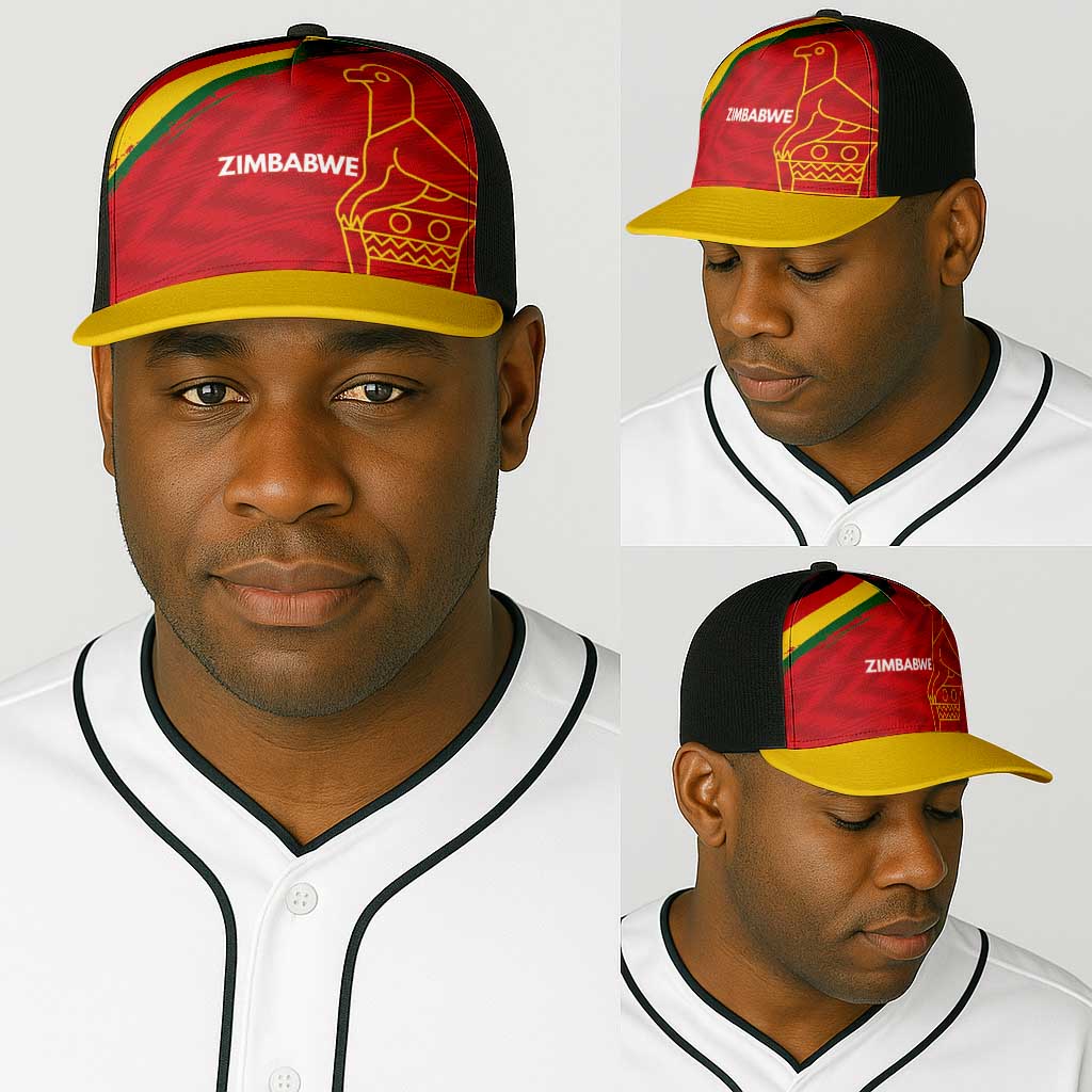 Zimbabwe Cricket Spirit 2026 Baseball Net Cap World T20 Edition - African Pride