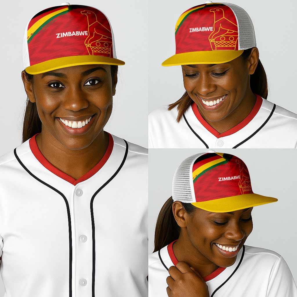 Zimbabwe Cricket Spirit 2026 Baseball Net Cap World T20 Edition - African Pride