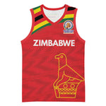 Custom Zimbabwe Cricket Spirit 2026 Basketball Jersey World T20 Edition - African Pride