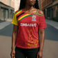 Custom Zimbabwe Cricket Spirit 2026 Cross Shoulder Shirt World T20 Edition