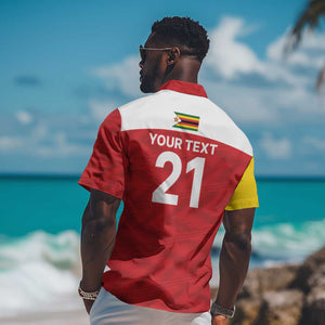 Custom Zimbabwe Cricket Spirit 2026 Hawaiian Shirt World T20 Edition - African Pride