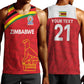 Custom Zimbabwe Cricket Spirit 2026 Men Tank Top World T20 Edition - African Pride