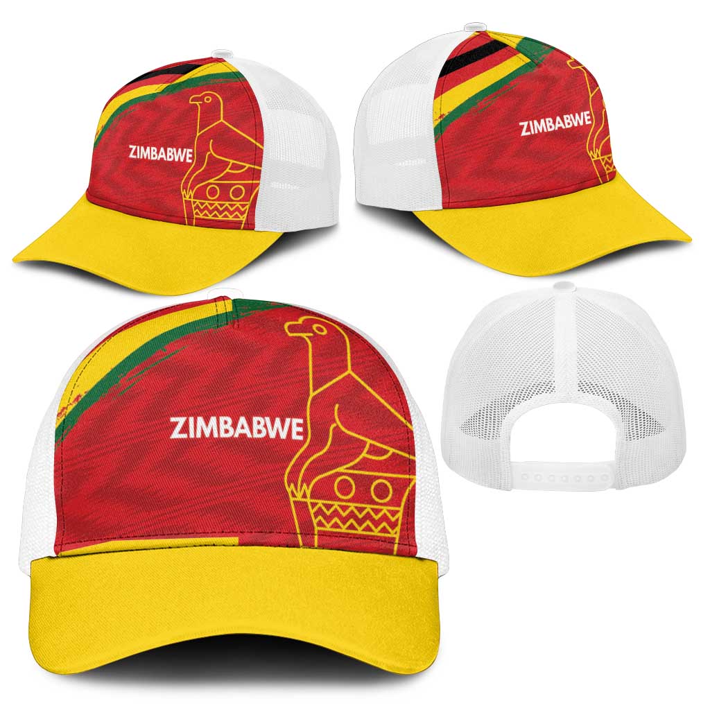 Zimbabwe Cricket Spirit 2026 Mesh Trucker Cap World T20 Edition - African Pride