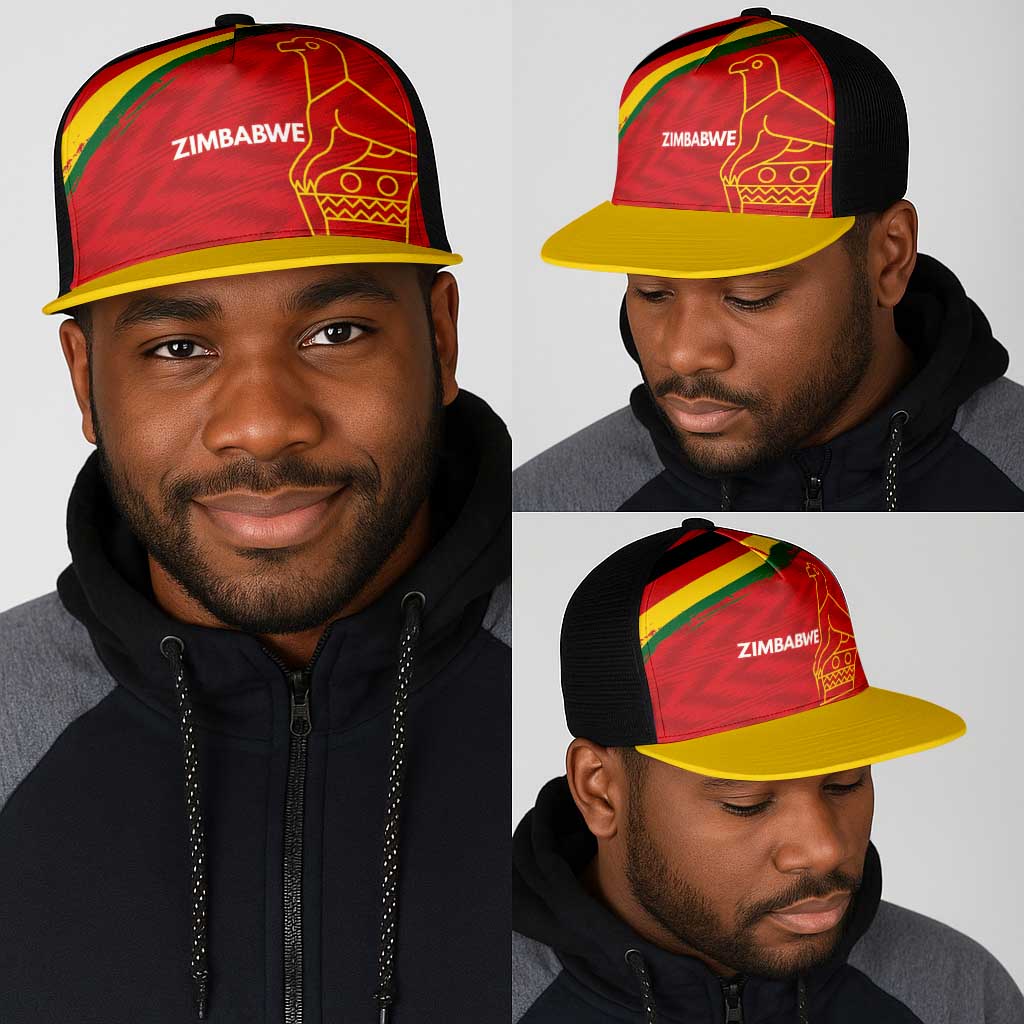 Zimbabwe Cricket Spirit 2026 Mesh Trucker Cap World T20 Edition - African Pride