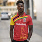 Custom Zimbabwe Cricket Spirit 2026 Polo Shirt World T20 Edition - African Pride