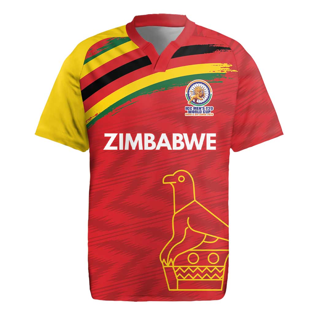 Custom Zimbabwe Cricket Spirit 2026 Rugby Jersey World T20 Edition - African Pride