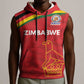 Custom Zimbabwe Cricket Spirit 2026 Sleeveless Hoodie World T20 Edition - African Pride