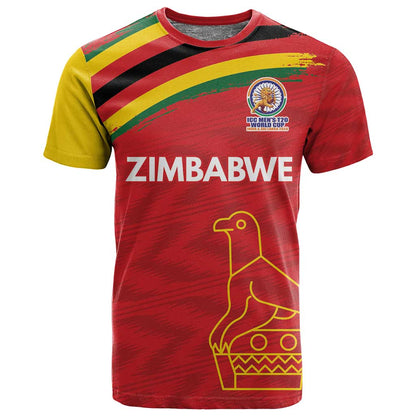Custom Zimbabwe Cricket Spirit 2026 T shirt World T20 Edition - African Pride