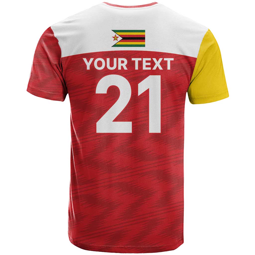 Custom Zimbabwe Cricket Spirit 2026 T shirt World T20 Edition - African Pride