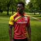 Custom Zimbabwe Cricket Spirit 2026 Zipper Polo Shirt World T20 Edition