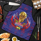 Haiti Grenadye Alaso Apron Blue Nou Retounen Anko 1974-2026 - African Pride