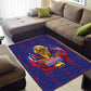 Haiti Grenadye Alaso Area Rug Blue Nou Retounen Anko 1974-2026 - African Pride