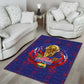 Haiti Grenadye Alaso Area Rug Blue Nou Retounen Anko 1974-2026 - African Pride