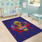 Haiti Grenadye Alaso Area Rug Blue Nou Retounen Anko 1974-2026 - African Pride