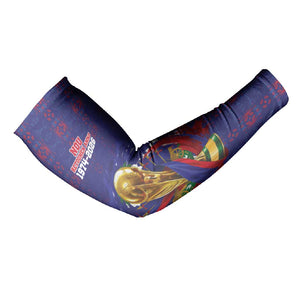 Custom Haiti Grenadye Alaso Arm Sleeves Blue Nou Retounen Anko 1974-2026 - African Pride
