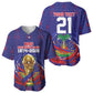 Custom Haiti Grenadye Alaso Baseball Jersey Blue Nou Retounen Anko 1974-2026 - African Pride
