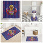 Haiti Grenadye Alaso Bathroom Set Blue Nou Retounen Anko 1974-2026 - African Pride