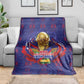 Haiti Grenadye Alaso Blanket Blue Nou Retounen Anko 1974-2026 - African Pride