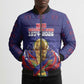 Custom Haiti Grenadye Alaso Bomber Puffer Jacket Blue Nou Retounen Anko 1974-2026 - African Pride