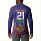 Custom Haiti Grenadye Alaso Button Sweatshirt Blue Nou Retounen Anko 1974-2026