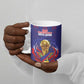 Custom Haiti Grenadye Alaso Ceramic Mug Blue Nou Retounen Anko 1974-2026 - African Pride