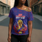 Custom Haiti Grenadye Alaso Cross Shoulder Shirt Blue Nou Retounen Anko 1974-2026 - African Pride
