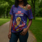 Custom Haiti Grenadye Alaso Cross Shoulder Shirt Blue Nou Retounen Anko 1974-2026 - African Pride
